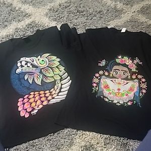 2 Black Woman Tshirt